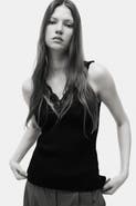 H&M Lace-trimmed Vest Top