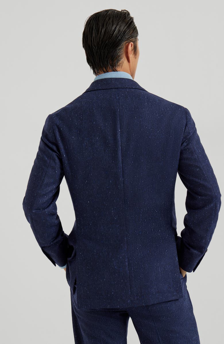 Brunello Cucinelli Grisaille Cavallo blazer, Alternate, color, Sapphire