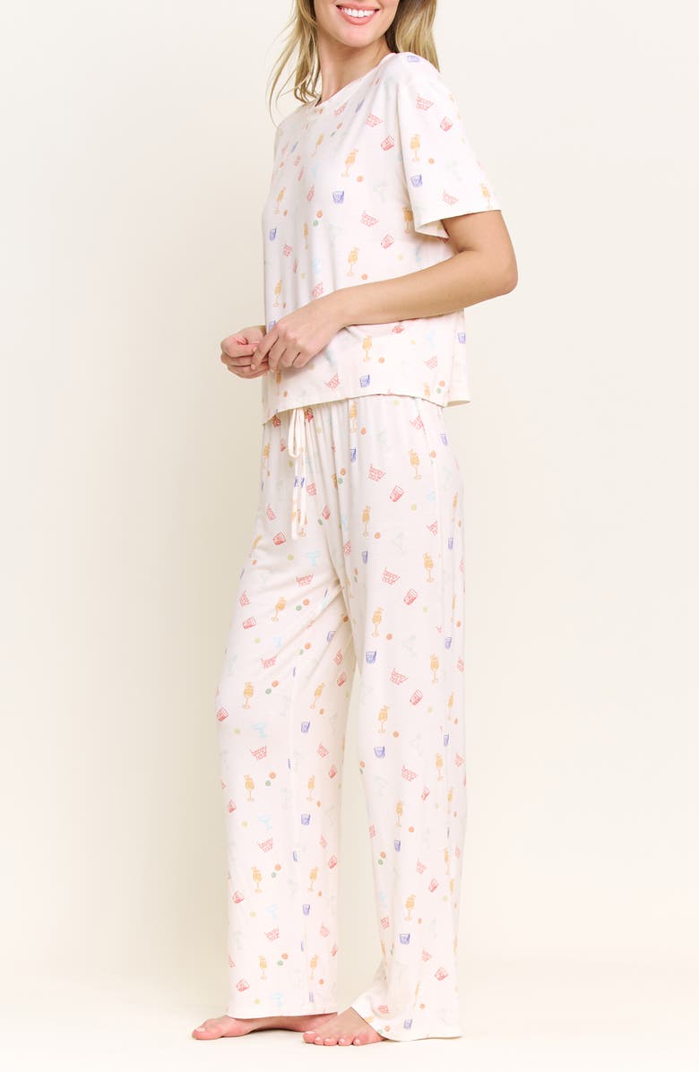 Honeydew All American Pajamas, Alternate, color, Happyhour