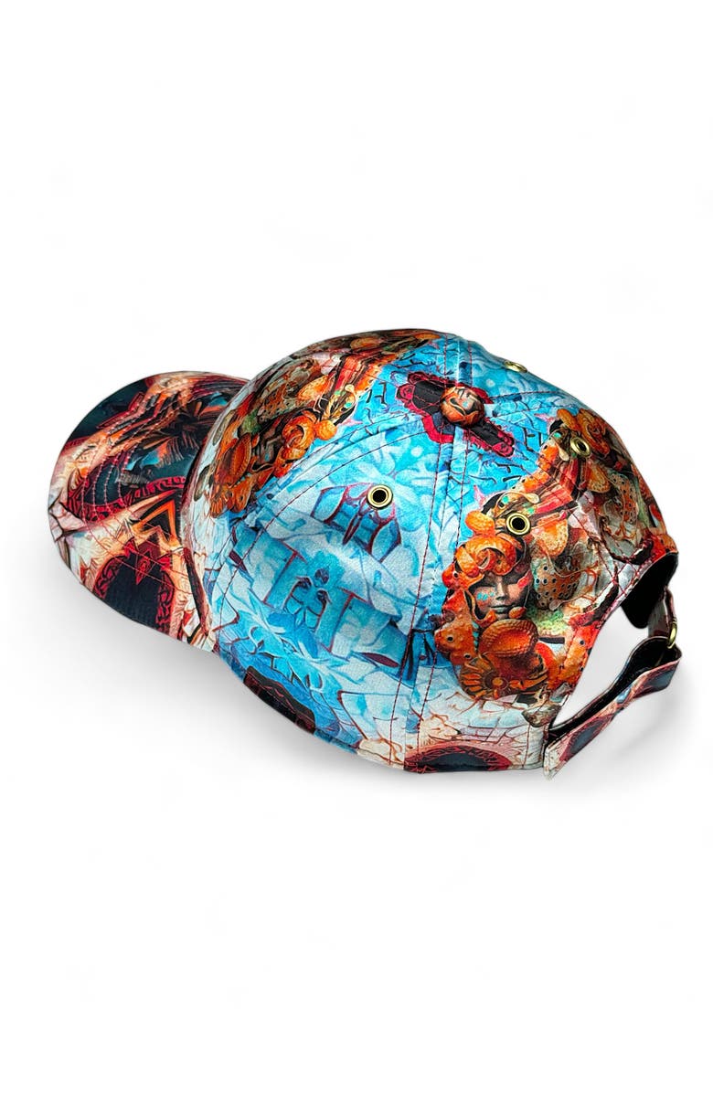 Lunaversoul The Mystic Journey Afrofuturism Baseball Cap, Alternate, color, Multicolor