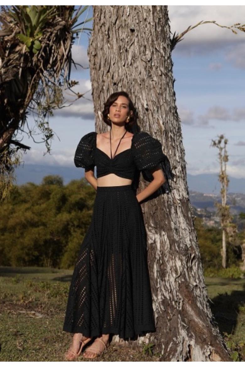 Lucia Top, Alternate, color, Black Eyelet