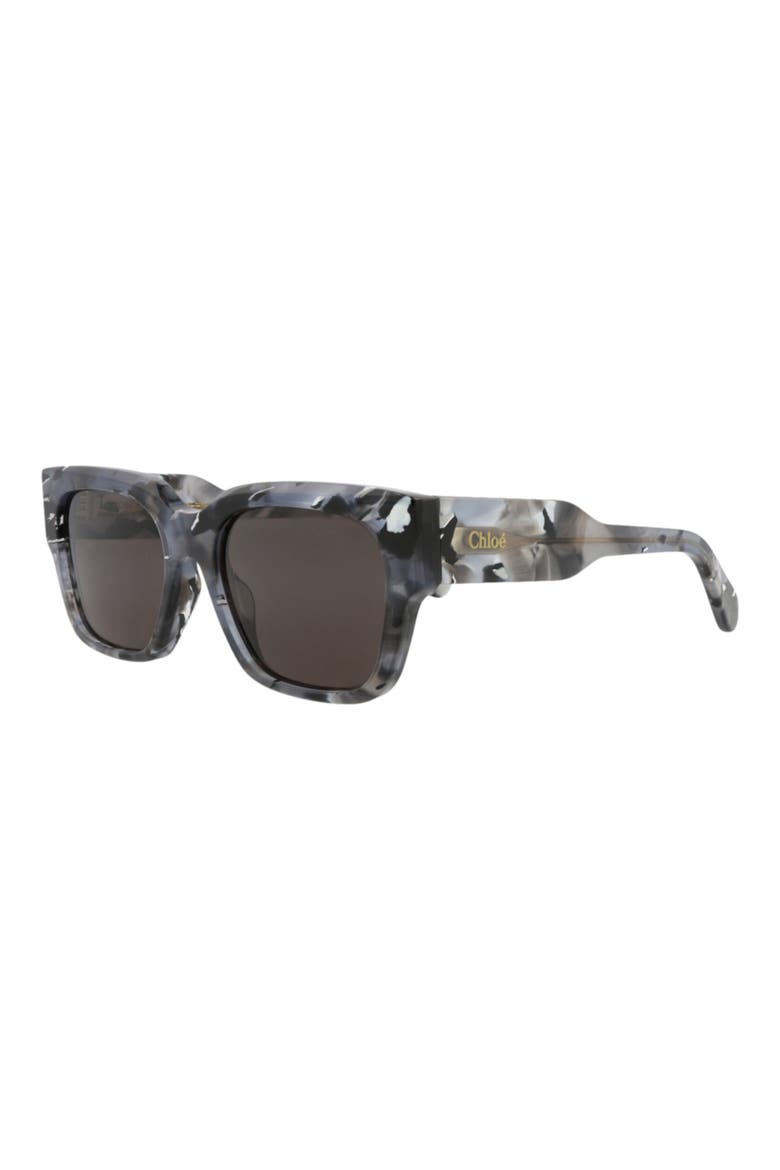 54mm Square Sunglasses, Alternate, color, GREY GREY GREY