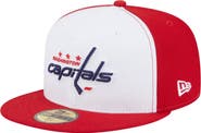 New Era Men's New Era White/Red Washington Capitals Repeat Two-Tone 59FIFTY Fitted Hat