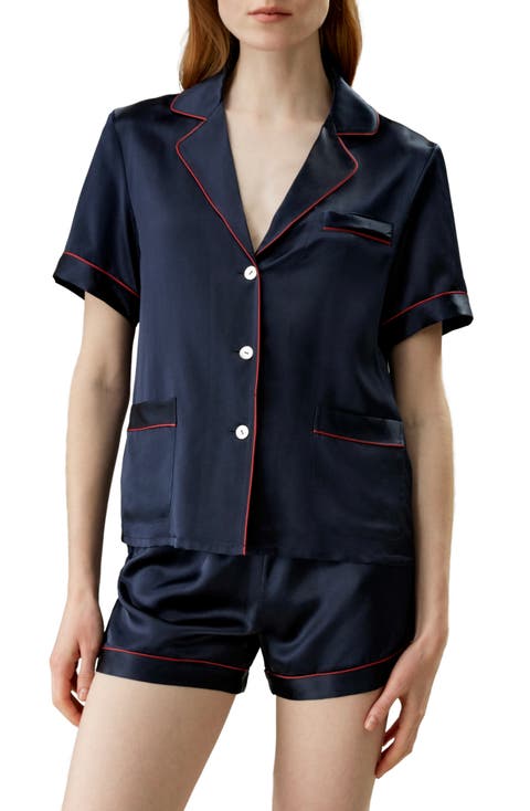 22 Momme Summer Short Silk Pajama Set