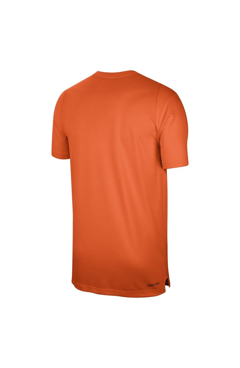 Nike Men's Nike  Orange Oklahoma State Cowboys Sideline Coaches Performance Top, Alternate, color, 