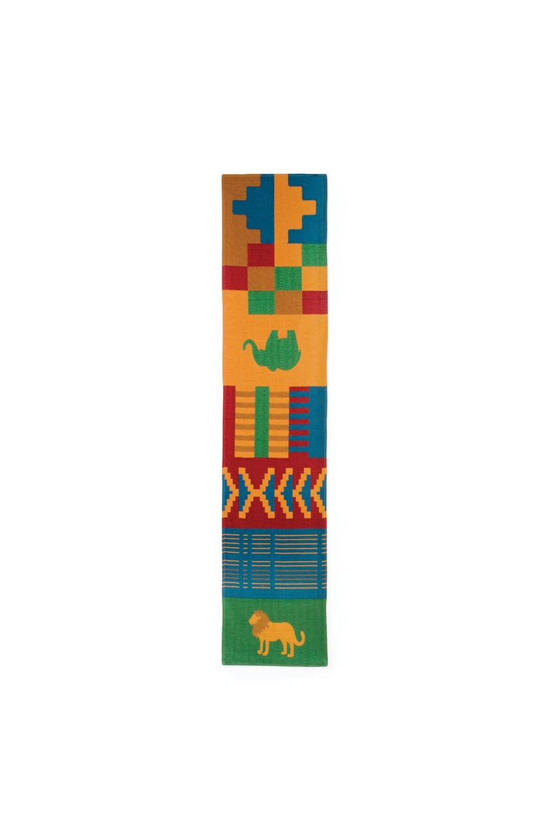 Kaplan Early Learning Company African Decorative Runner, Alternate, color, Multicolored
