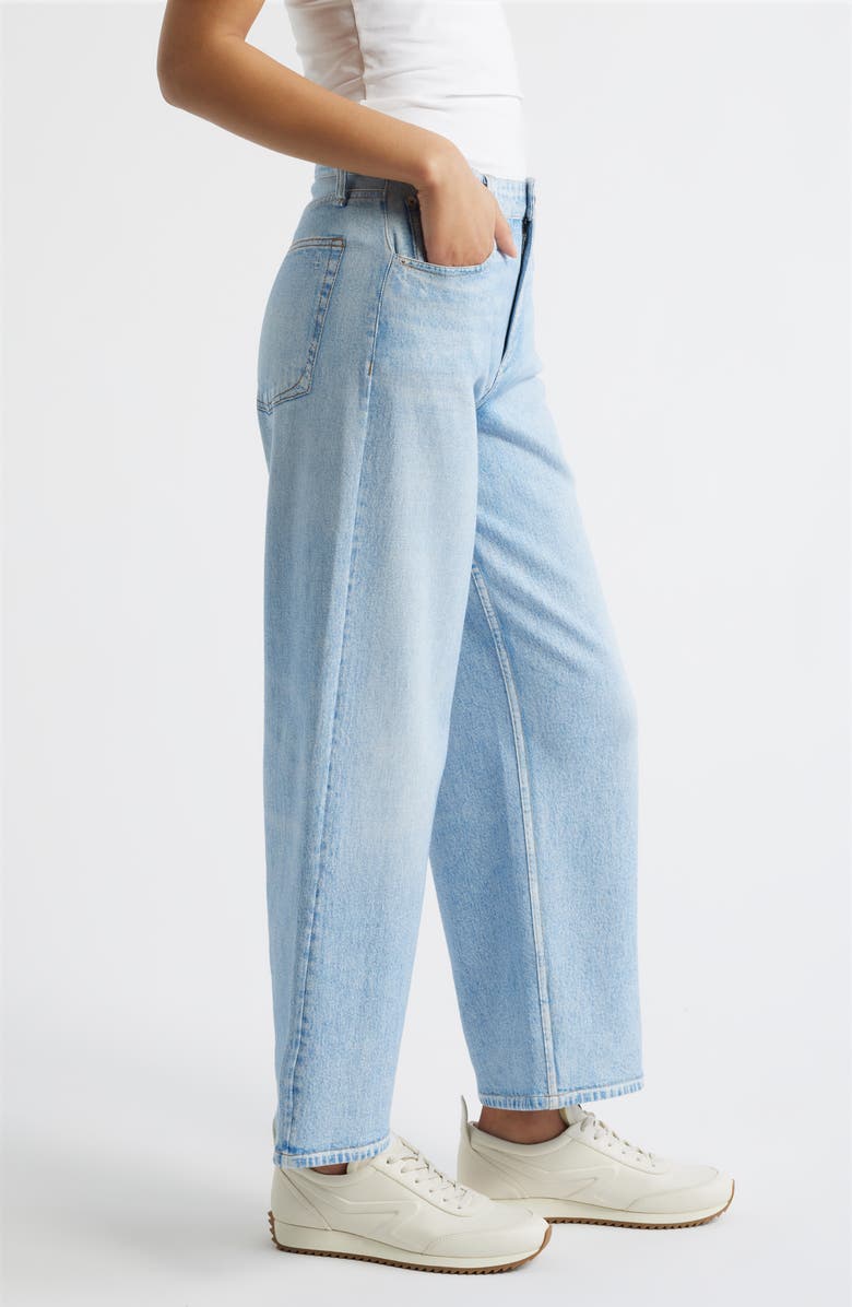 rag & bone rb Miramar Andi Ankle Wide Leg Cotton Terry Sweatpant Jeans, Alternate, color, Aria