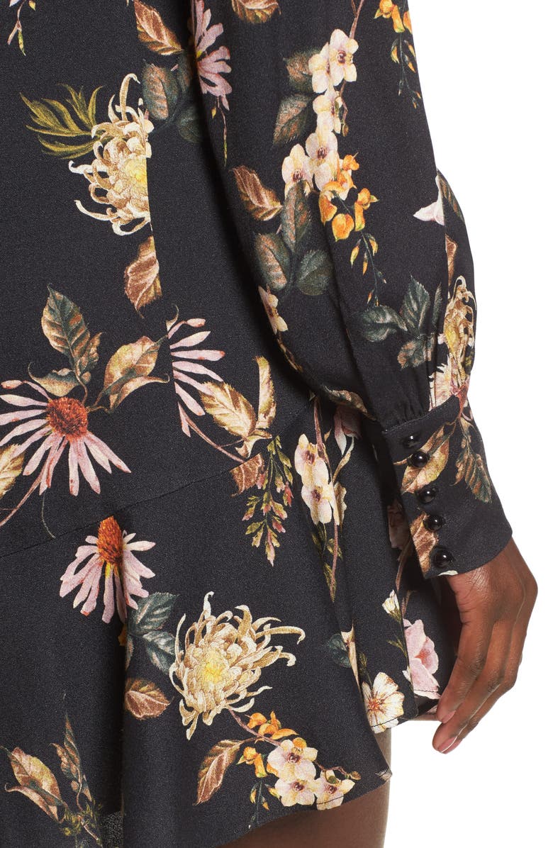 AFRM Savanna Lattice Back Fit & Flare Dress, Alternate, color,