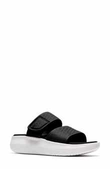 Clarks® Solevana Star Platform Slide Sandal