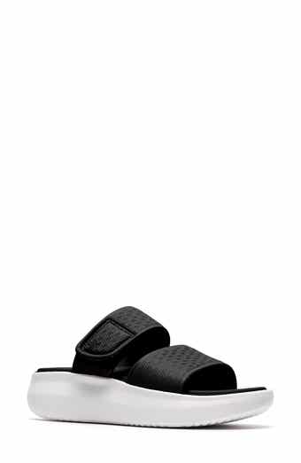 Clarks® Solevana Star Platform Slide Sandal