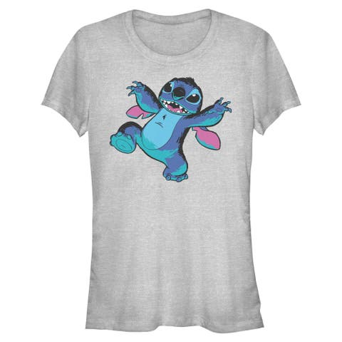 Junior's Mischievous Pose Short Sleeve Graphic T-Shirt