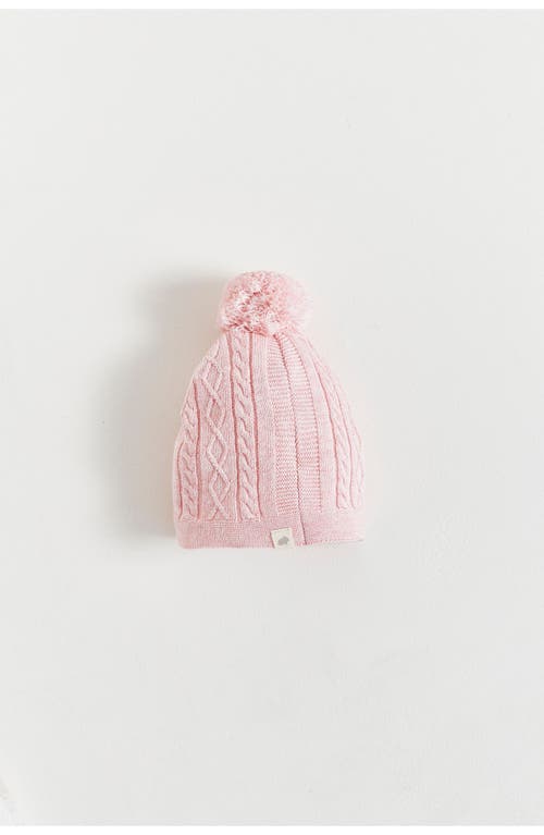 Babycottons Set Gorro+bootie Stars For Infant In Pink