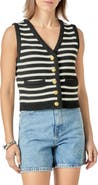 English Factory Stripe Sweater Vest