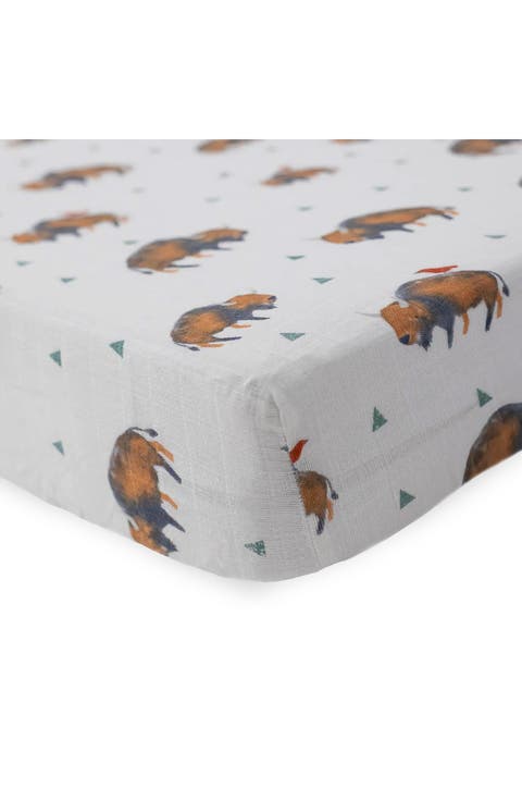 Cotton Muslin Crib Sheet
