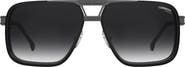 Carrera Eyewear 61mm Gradient Rectangular Sunglasses