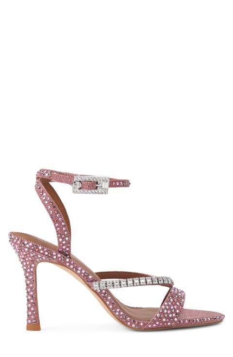 Crystal Ankle Strap Sandal (Women)