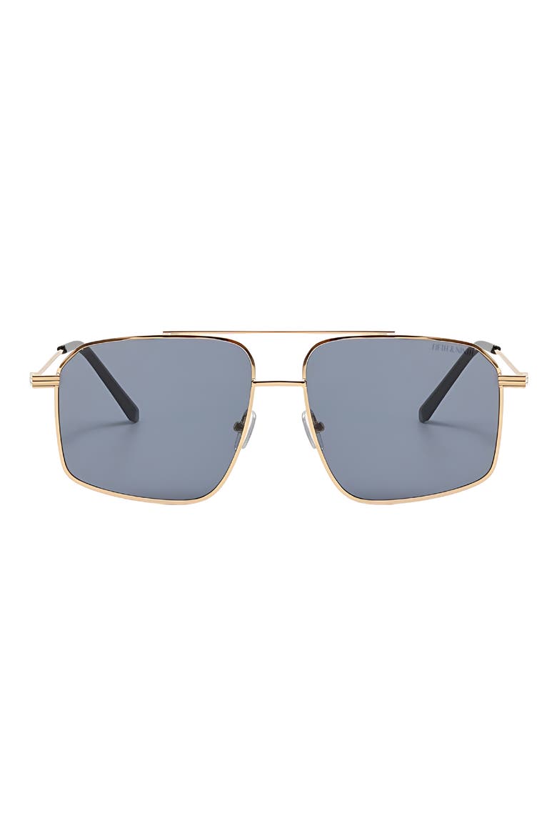 Arden 56mm Polarized Aviator Sunglasses, Main, color, GOLD / BLACK