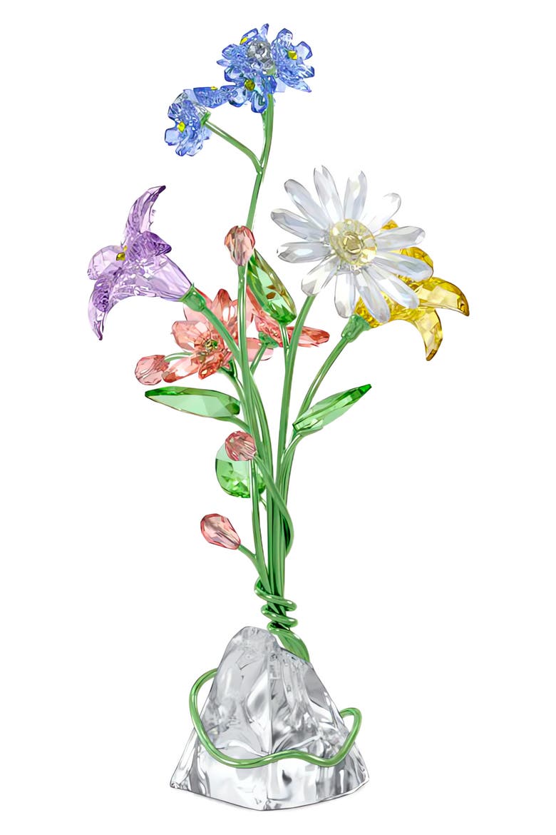 Florere Bouquet Crystal Figurine, Alternate, color, MULTICOLORED