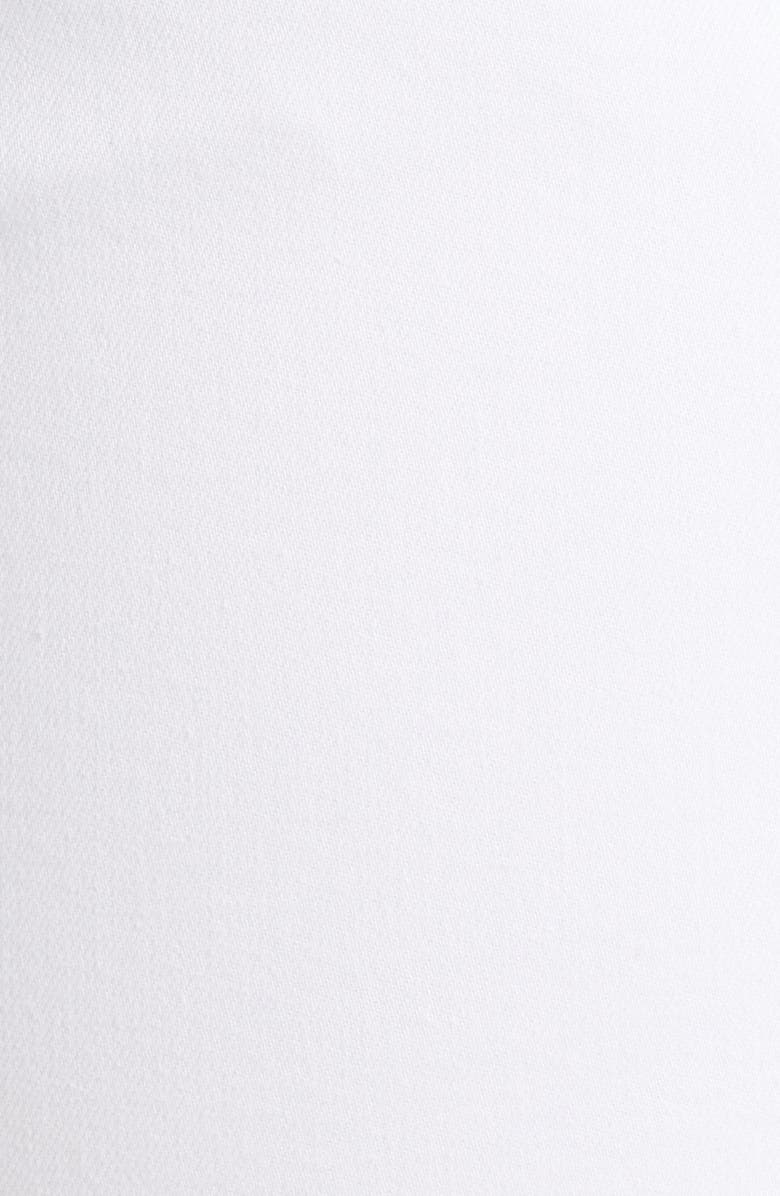 Liverpool Los Angeles Kennedy Embellished Split Hem Ankle Straight Leg Jeans, Alternate, color, Bright White