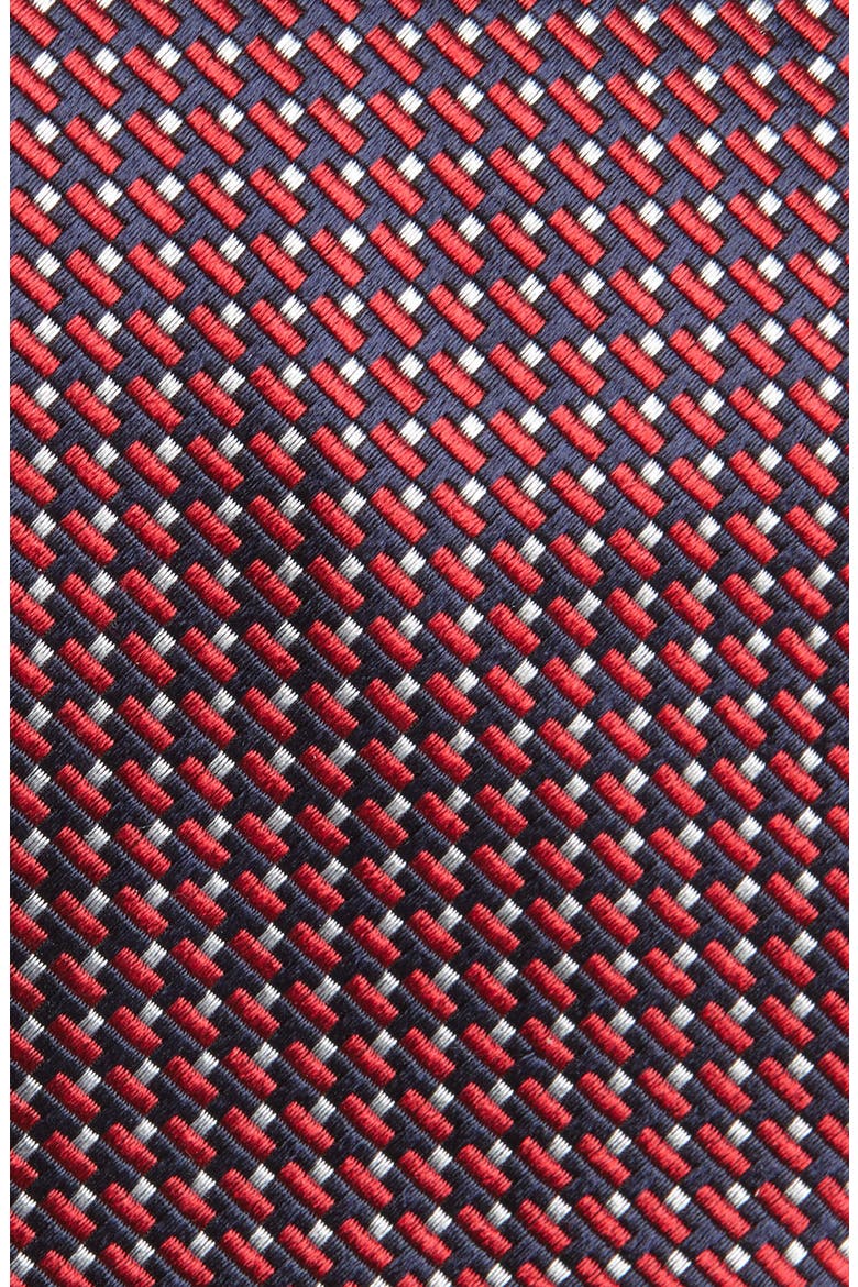 Mulberry Silk Tie, Alternate, color, RED