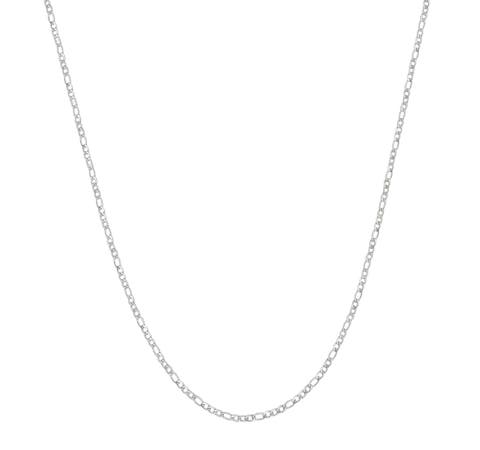 Sterling Silver 2.5MM Figaro Necklace