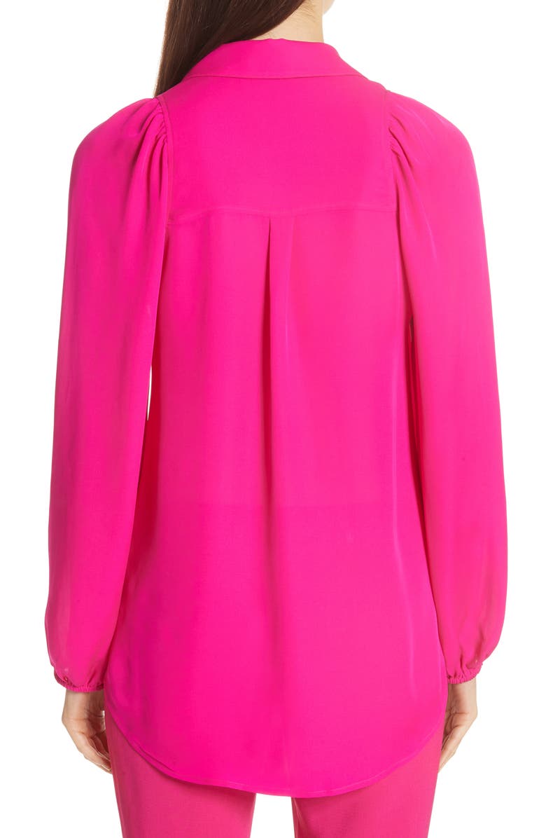 A.L.C. Lori Silk Blouse, Alternate, color,