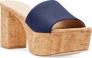 Stuart Weitzman Squarehigh Platform 95 Slide Sandal