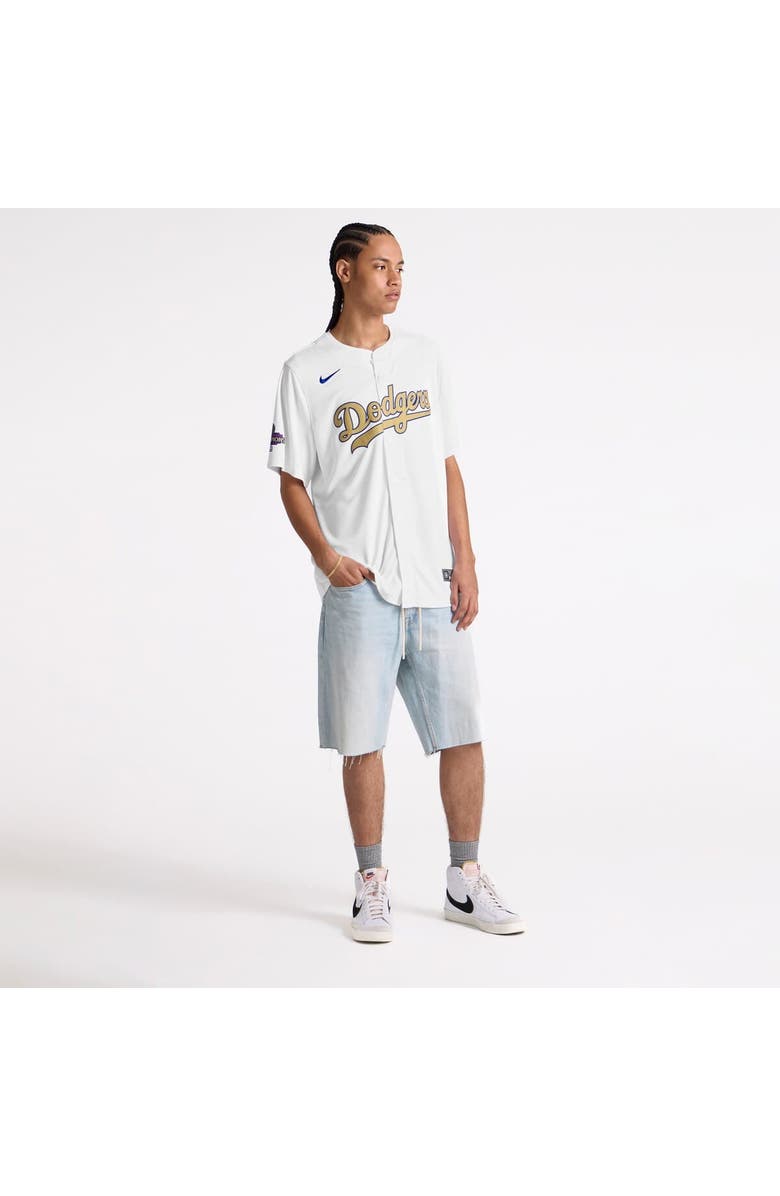 Nike Men's Nike  White Los Angeles Dodgers 2025 Gold Collection Limited Jersey, Alternate, color, 