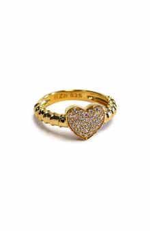 Liza Schwartz Pavé CZ Heart Ring