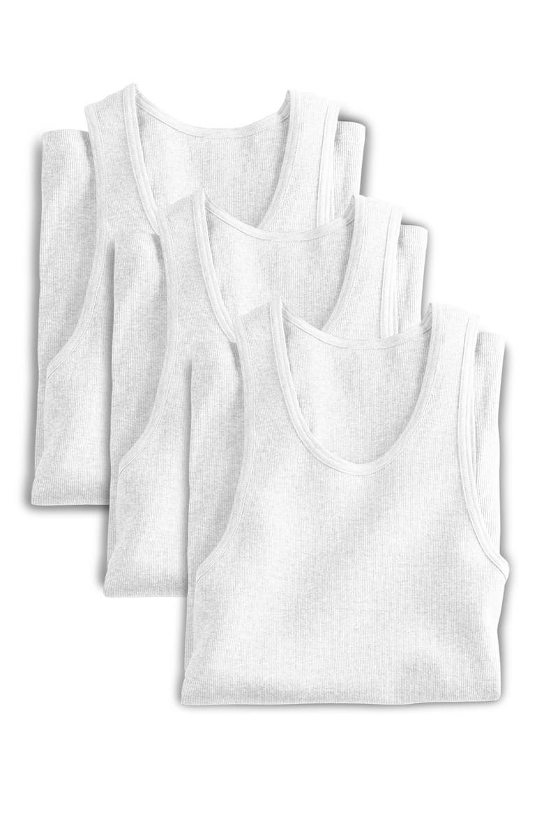3-Pack Athletic T-Shirts, Alternate, color, WHITE