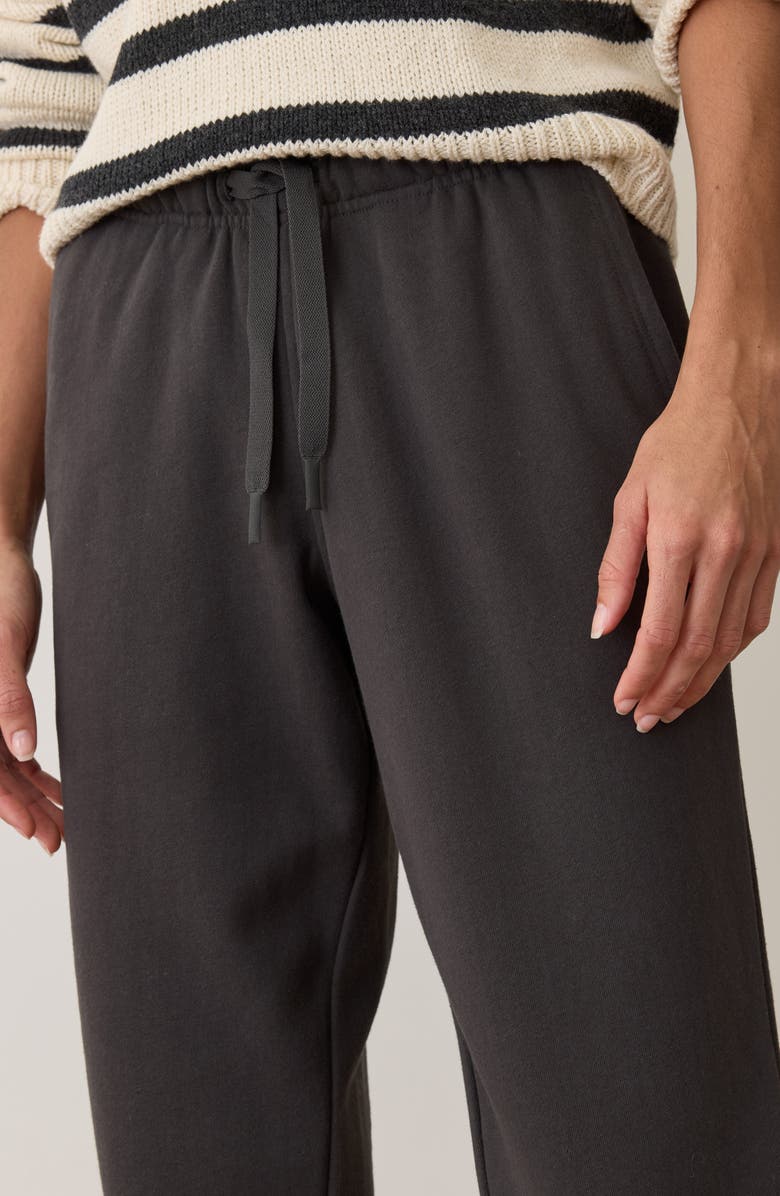 Marine Layer Cloud 9 Cotton Blend Fleece Joggers, Alternate, color, Faded Black