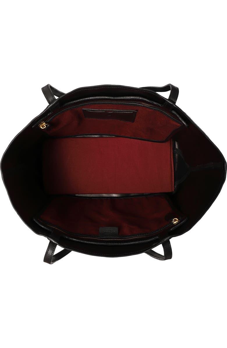 OLD TREND Alder Genuine Leather Everyday Shoulder Tote, Alternate, color, Black