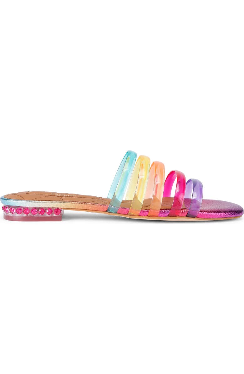 Kurt Geiger London Maddison Slide Sandal, Main, color, Rainbow Multi