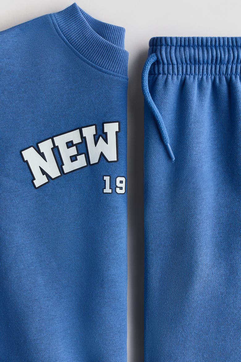2-piece Sweatshirt And Joggers Set, Alternate, color, Blue/New York