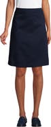 Lands' End School Uniform Young  Blend Chino Skort Top of Knee