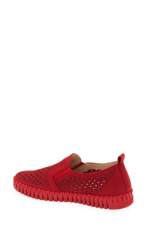 Ilse Jacobsen Tulip Slip-on Sneaker In Red
