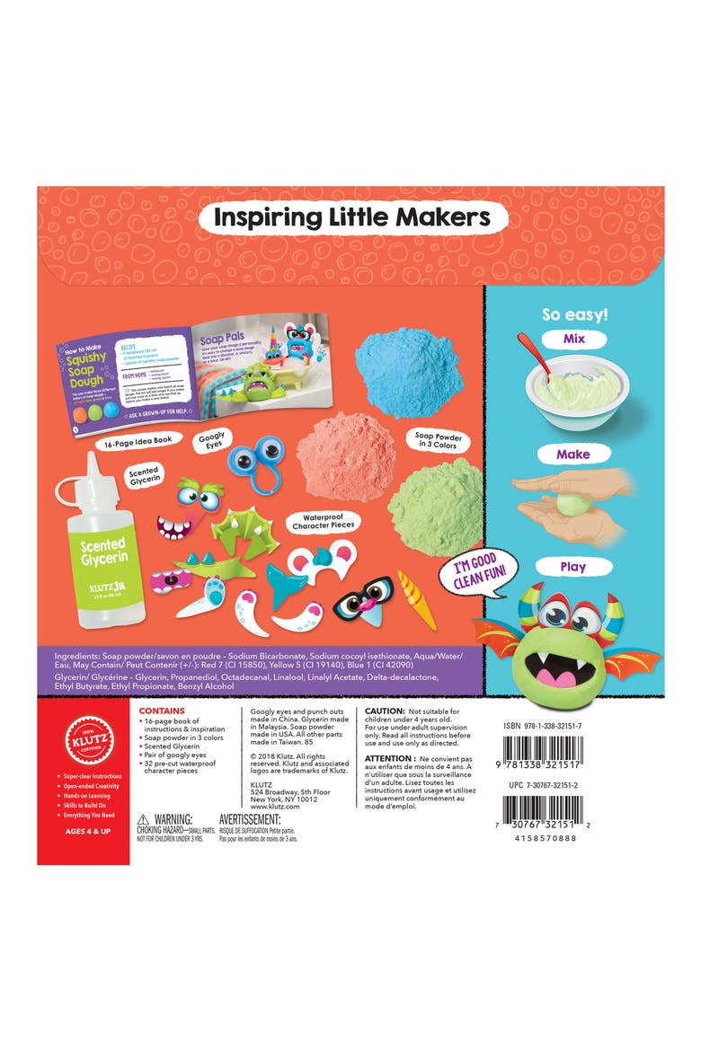 My Squishy Soap Dough Kit, Alternate, color, MULTI