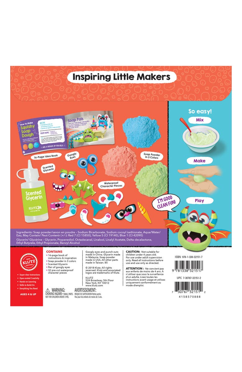 Klutz My Squishy Soap Dough Kit, Alternate, color, 