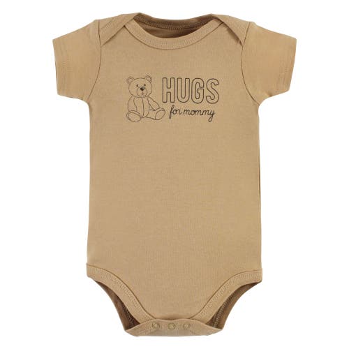 Hudson Baby Soft Cotton Bodysuit Triple Pack