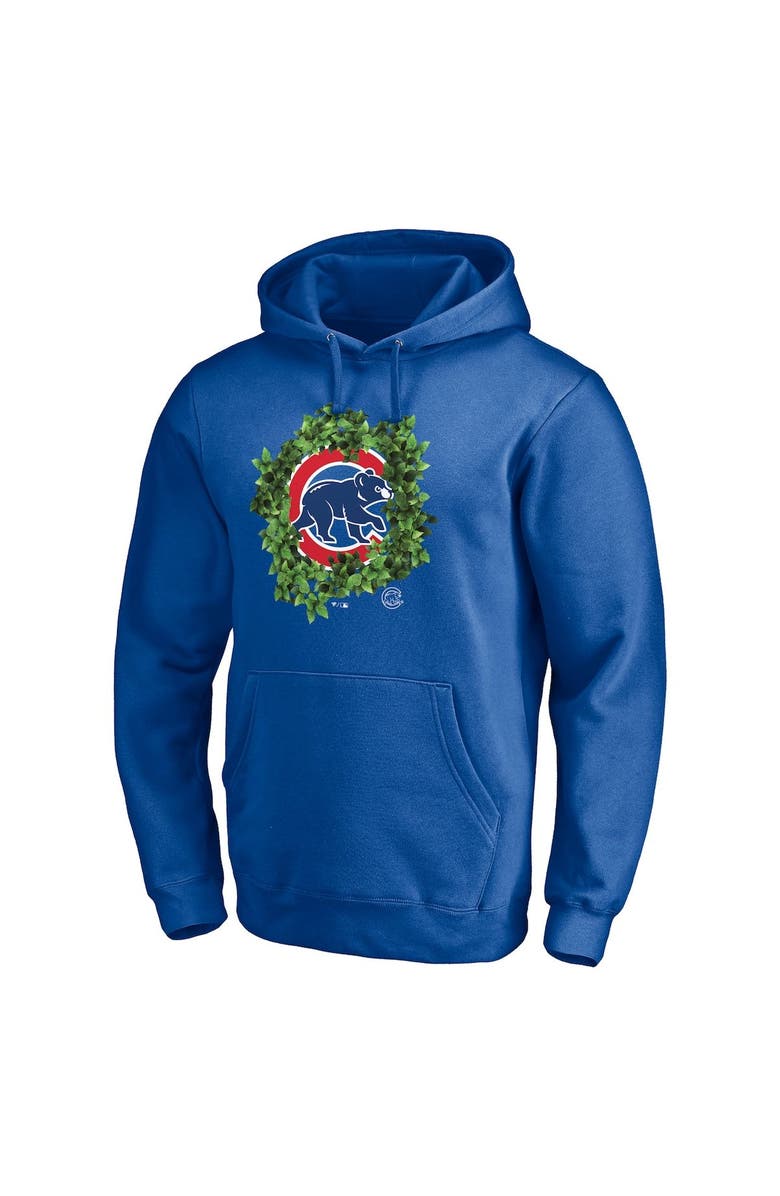 FANATICS Men's Fanatics Branded Royal Chicago Cubs Hometown Fitted Pullover Hoodie, Alternate, color,
