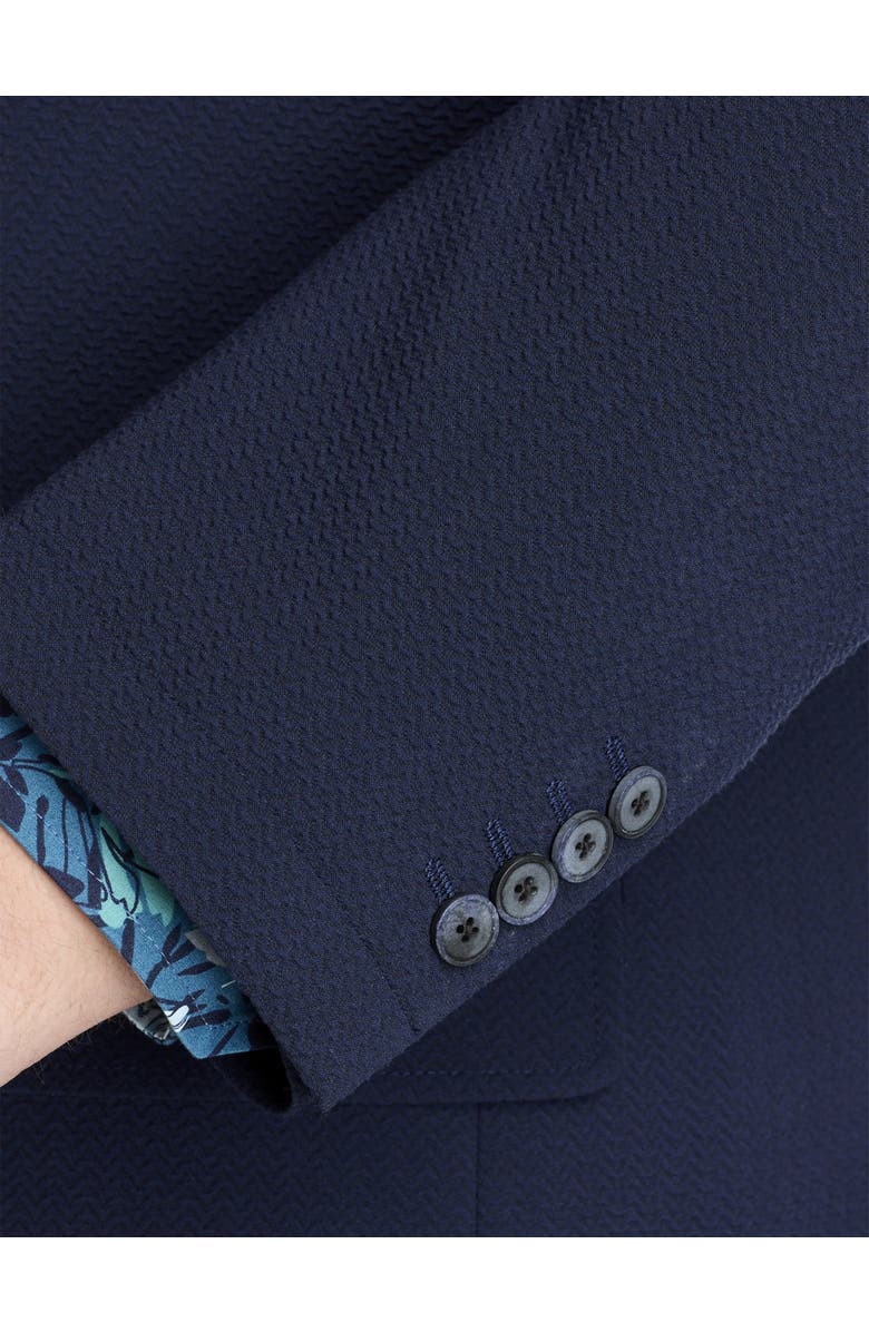 Synrgy by DXL Big & Tall Textured Knit Sport Coat, Alternate, color, Navy