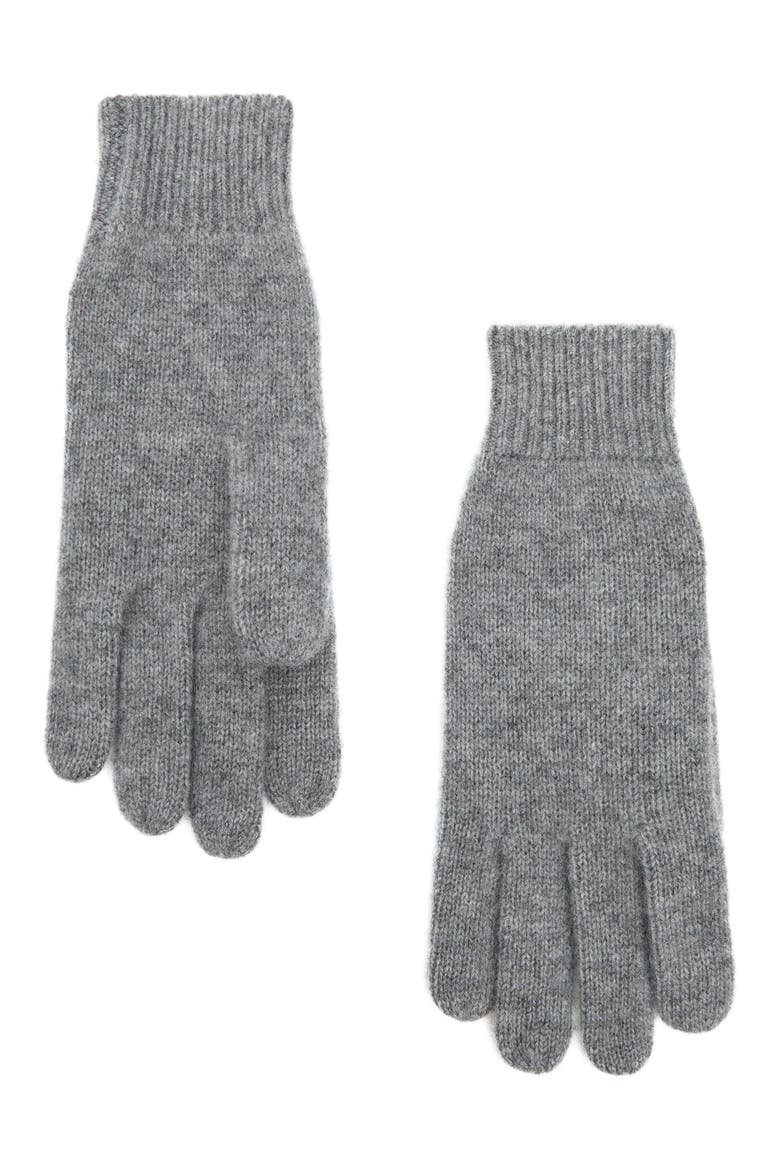 Cashmere Gloves, Main, color, MEDIUM HEATHER GREY