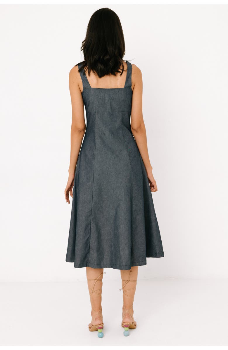 Valentina Gordon Harbor Dress, Alternate, color, Dark Denim