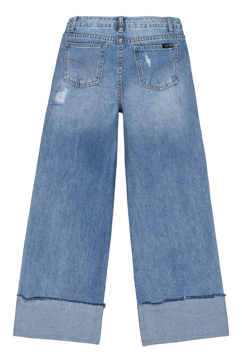 Kids' Mia Ripped Wide Leg Jeans, Alternate, color, MEDIUM WASH