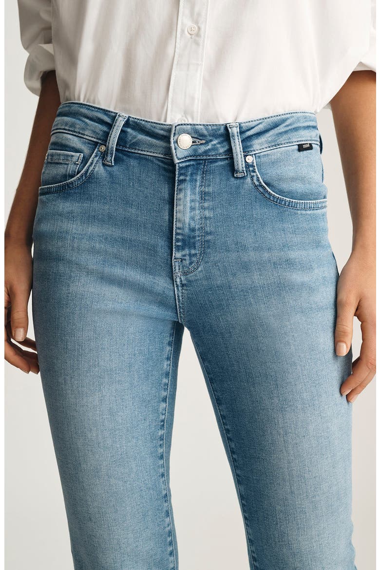Sydney Mid Rise Flare Jeans, Alternate, color, MID BLUE FEATHER BLUE