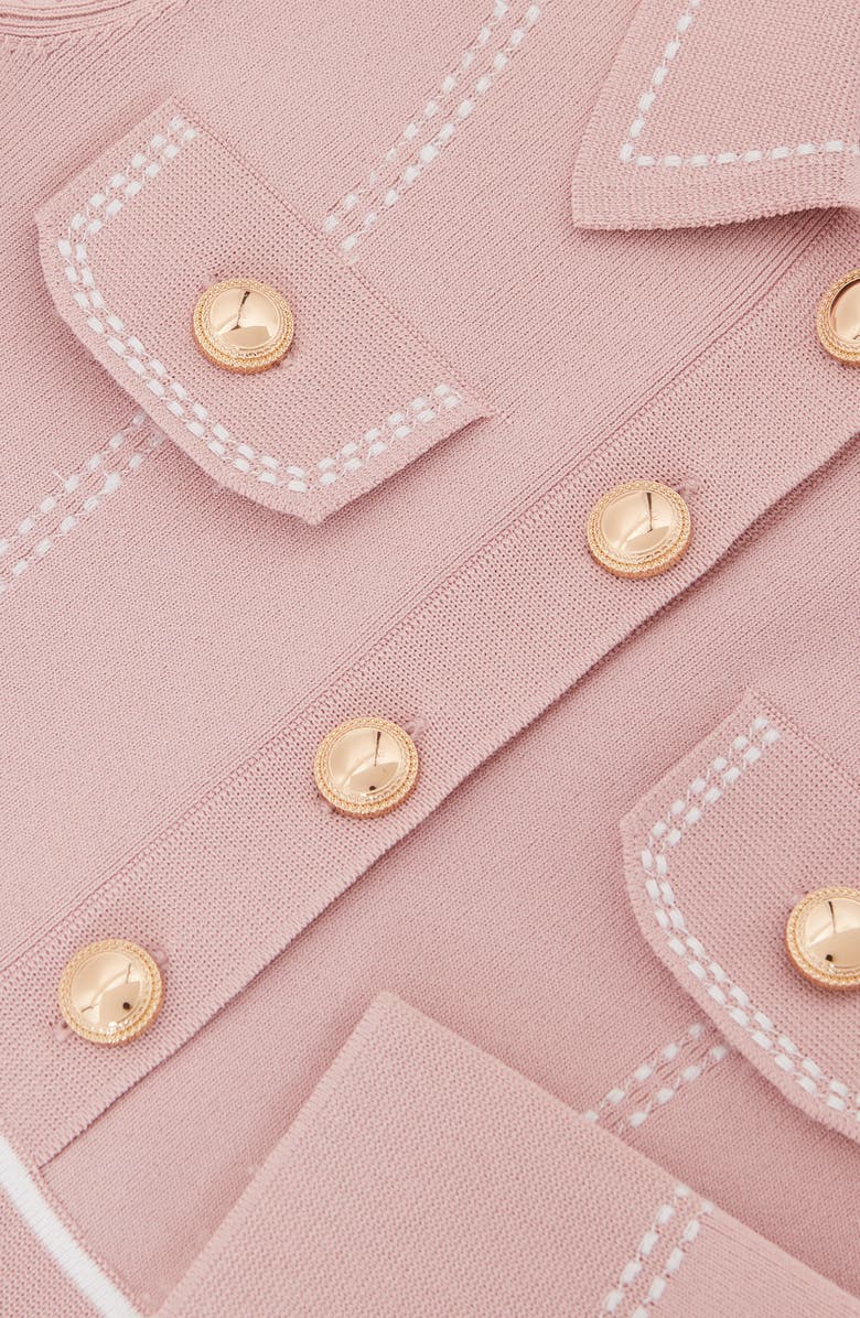 Reiss Kids' Zadie Pleated Dress, Alternate, color, Berry