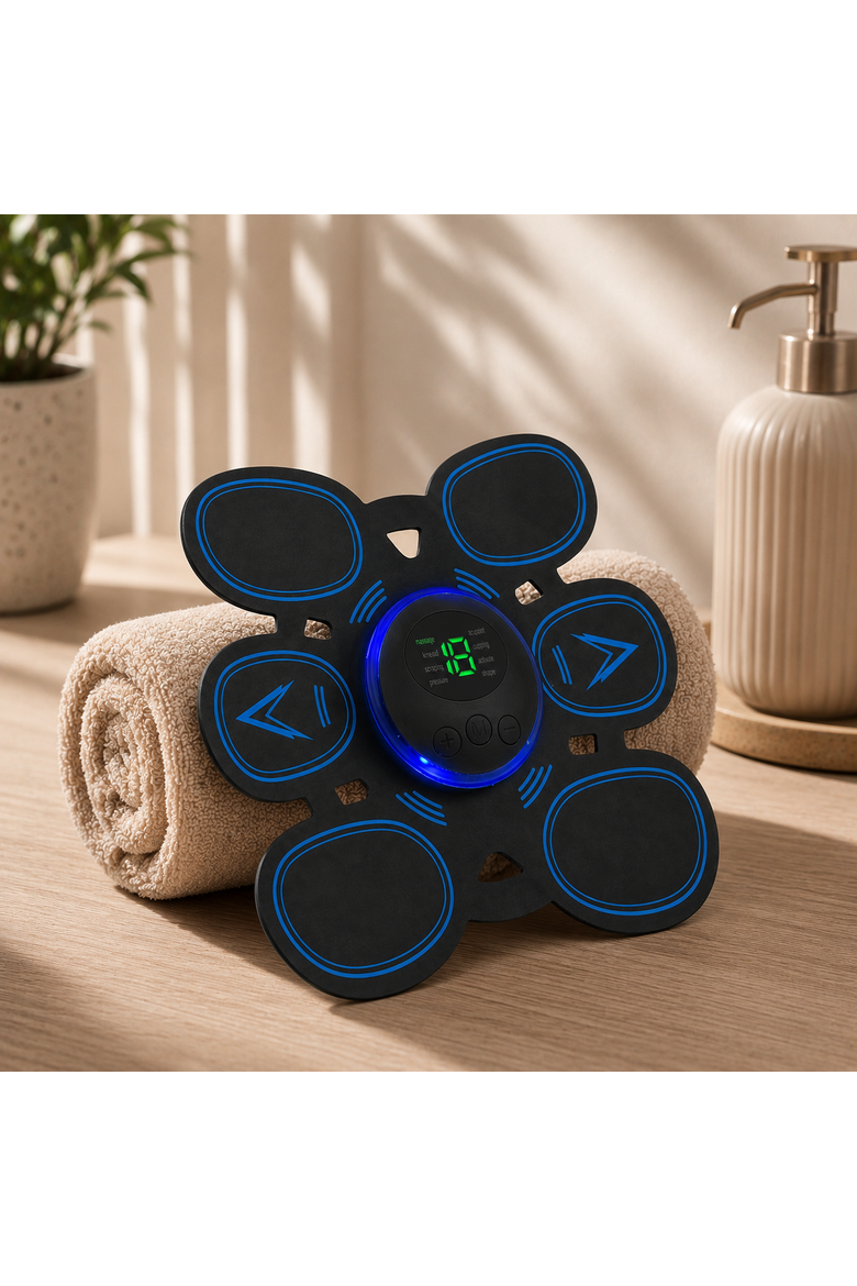 Abdominal Muscle Toner & Massager, Alternate, color, Black