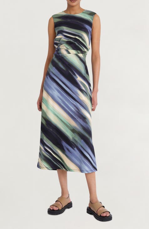 Reiss factory Green Venus Boatneck Cocktail Sheath Dress 8