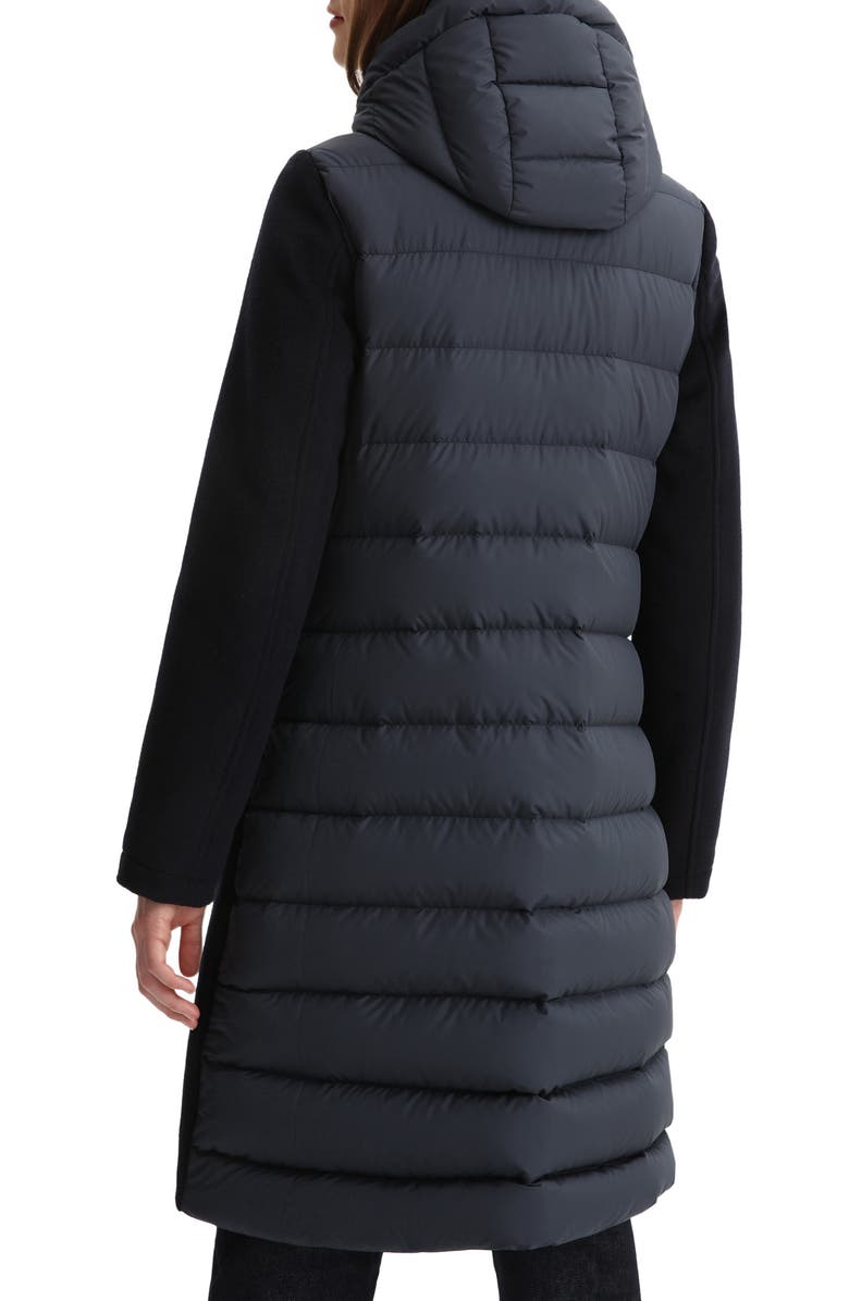 Woolrich Kuna Wool & Cashmere Blend Water Resistant 750 Down Fill Parka, Alternate, color, 