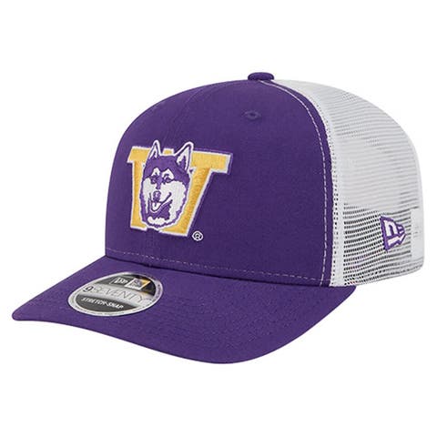 Men's New Era  Purple Washington Huskies Team 9SEVENTY COOLERA Trucker Adjustable Hat